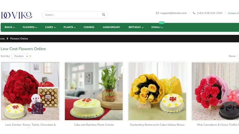 Doviko - Delhi based flower startup