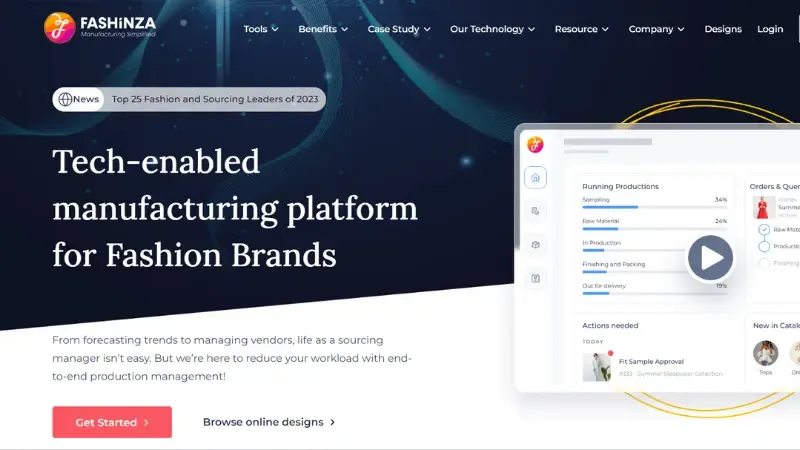 Fashinza - An AI-based production solution for the fashion industry