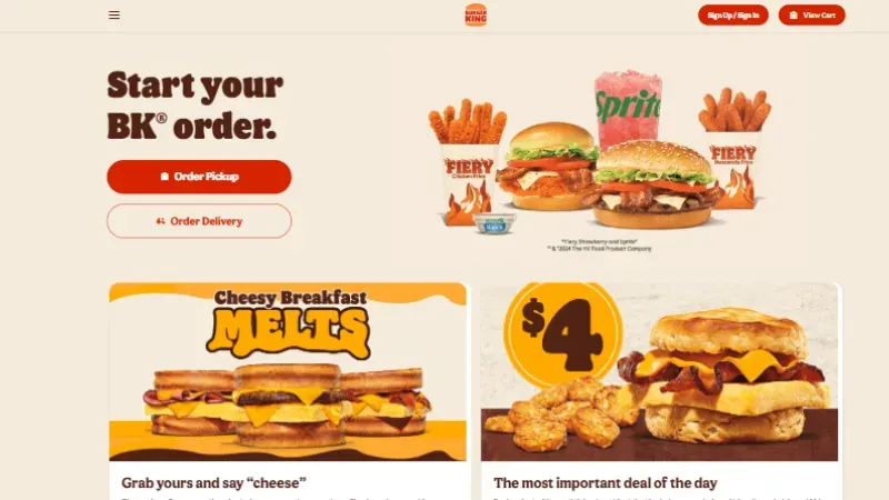 Burger King - Largest Fast Food Restaurant Nationwide