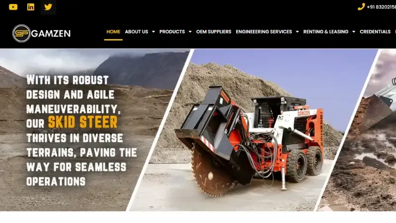 Construction Machinery Companies in India - GAMZEN Private Limited