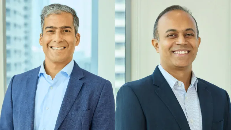 Nitin Nayar and Sumit Sinha, cofounders and managing directors of Filter Capital<br />
