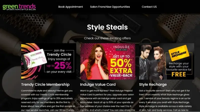 Green Trends - Fastest-Growing Salons Company in India