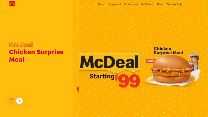 McDonald's - Largest Fast Food chain
