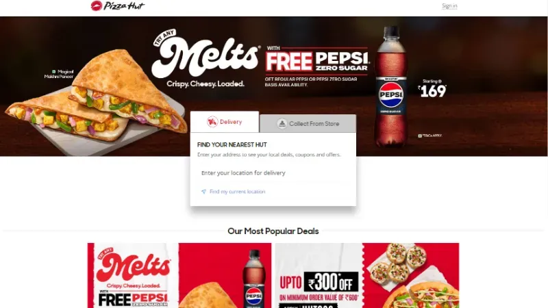 Pizza Hut - Worldwide Largest Fast Food Chain