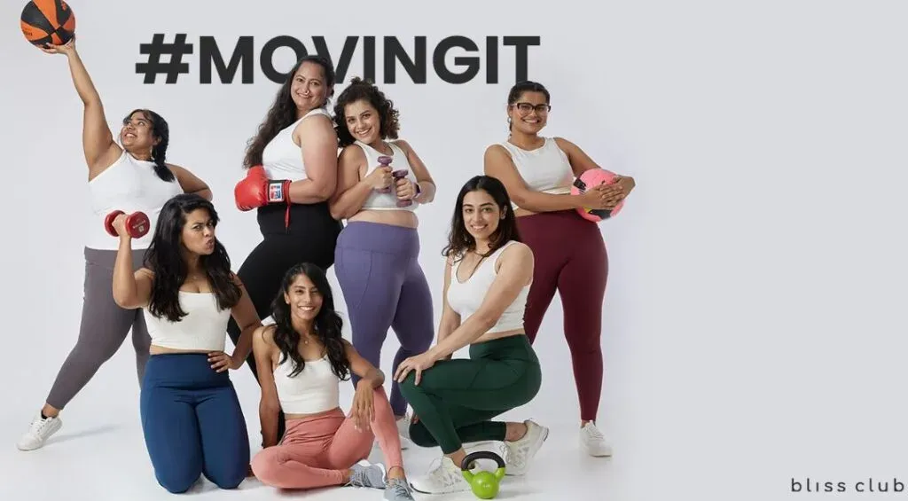 BlissClub women activewear fashion brand in india