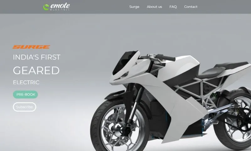 Emote Electric - Electric Vehicle (EV) Startup in India
