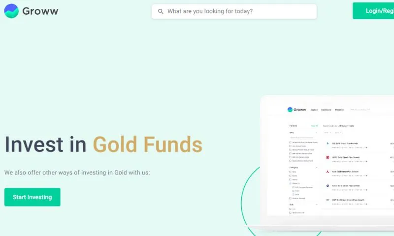Groww digital Gold Investment platform