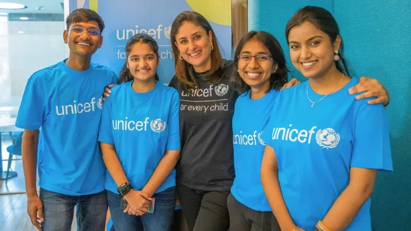 In its 75th year of partnership with India, UNICEF India today announced the appointment of one of the most iconic stars of Indian Cinema, Kareena Kapoor Khan as the organization’s National Ambassador.