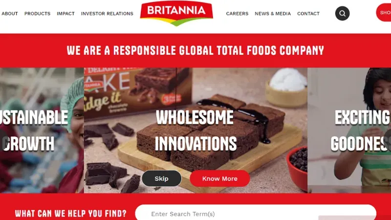 Britannia Famous Biscuit Brands in India