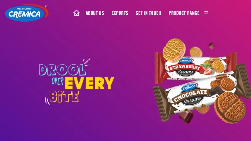 Cremica premium-quality biscuits brand