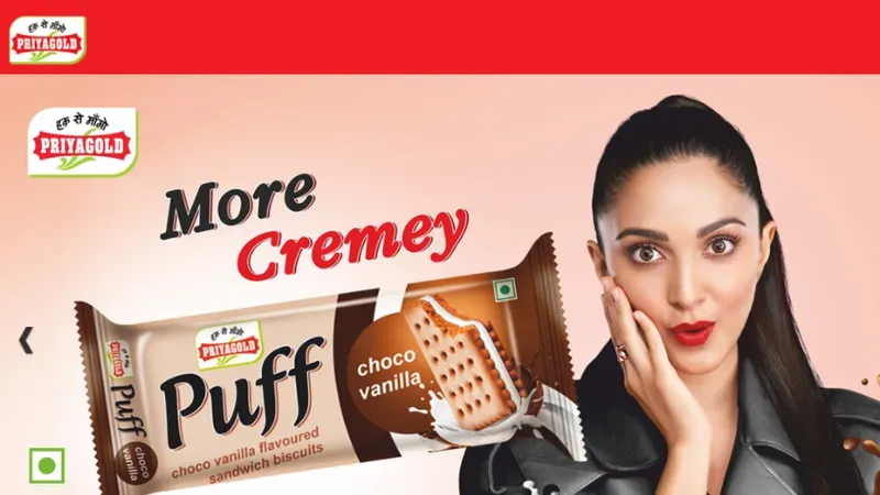 Priyagold trusted biscuit brands in India