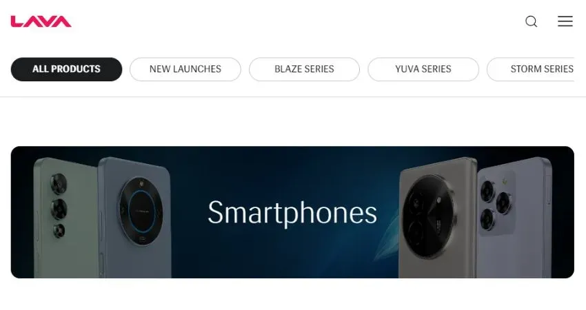 Lava Indian mobile brands
