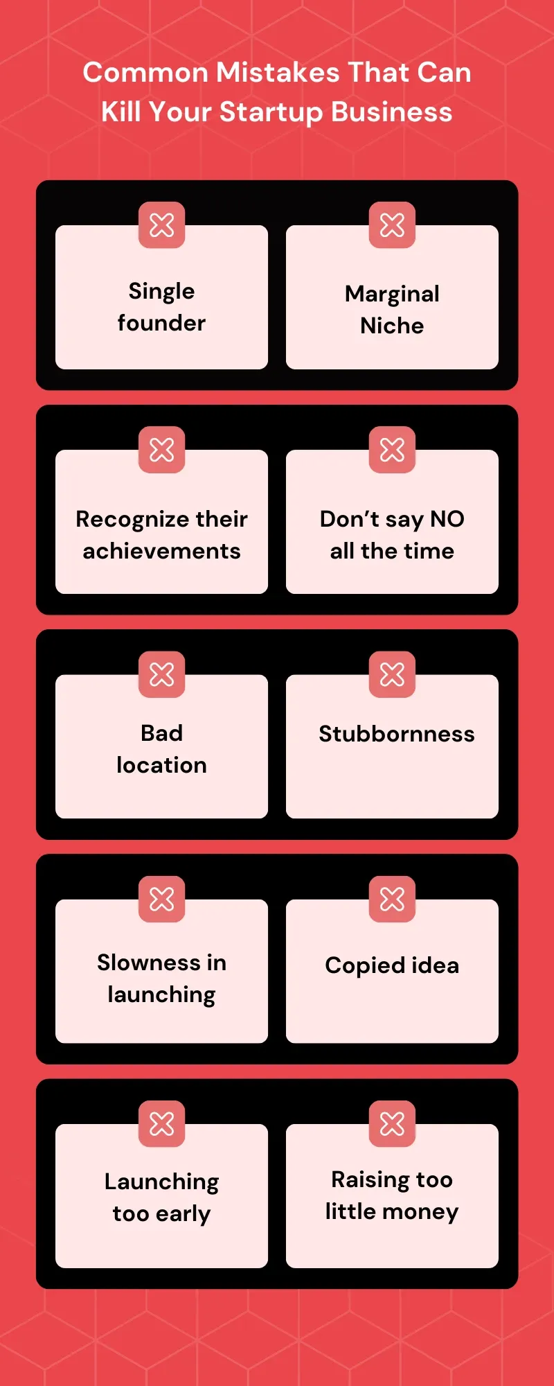 Top Common Mistakes That Can Kill Your Startup Business