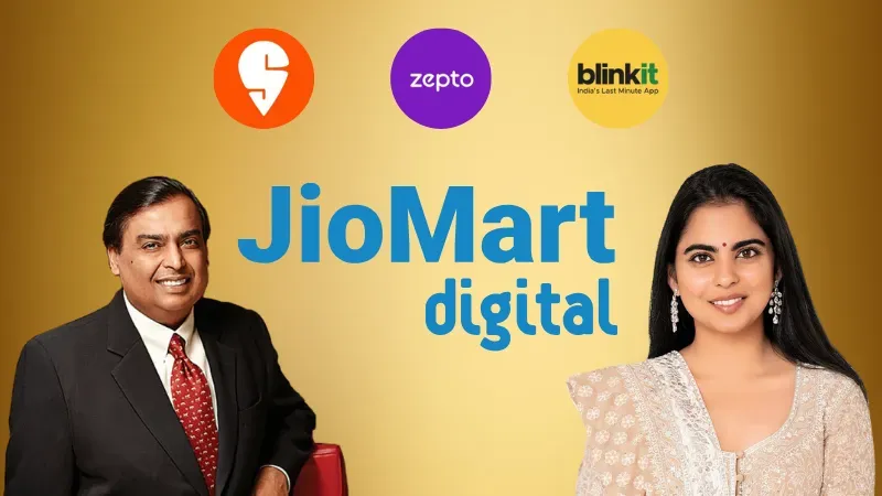 Reliance Retail, led by Isha Ambani, launched JioMart Digital for rapid commerce in Bengaluru and Navi Mumbai.