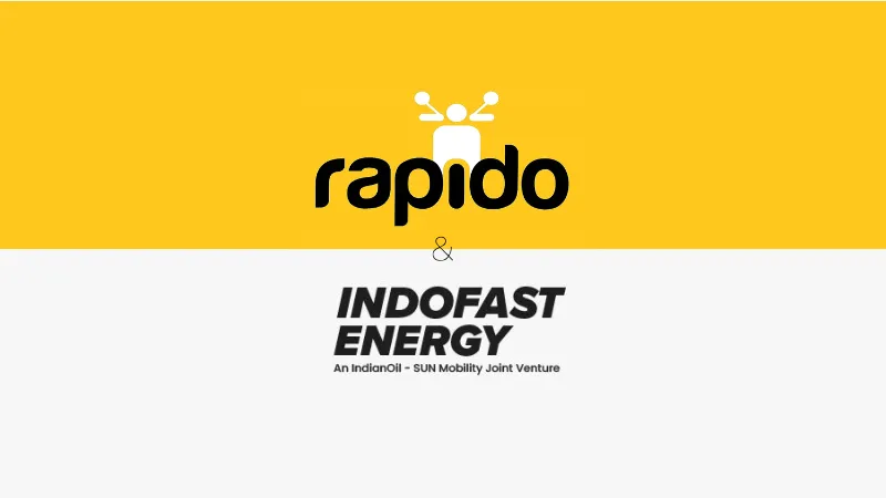 Rapido has teamed up with IndoFast Energy, a collaboration between IndianOil and SUN Mobility, to introduce 10,000 Piaggio electric vehicles (EVs) equipped with swappable batteries throughout India.