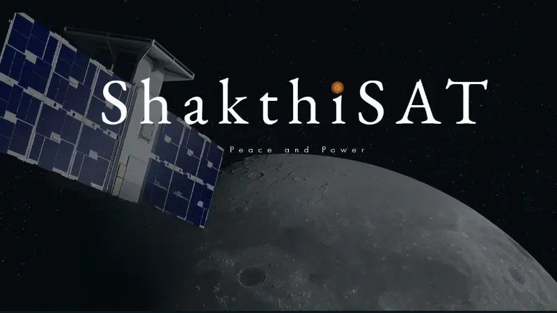 ISRO logo and Satellite