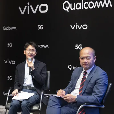 Qin Fei (left - Vivo）and ST Liew (right - Qualcomm)