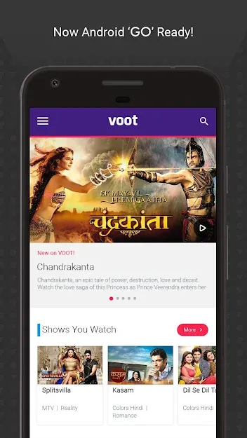 Voot is one of the free video streaming apps available in India