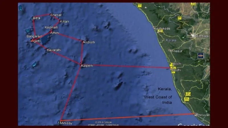 Route of the Telecom Infra of KLI Undersea Cable