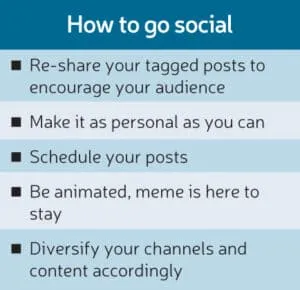 How to go social