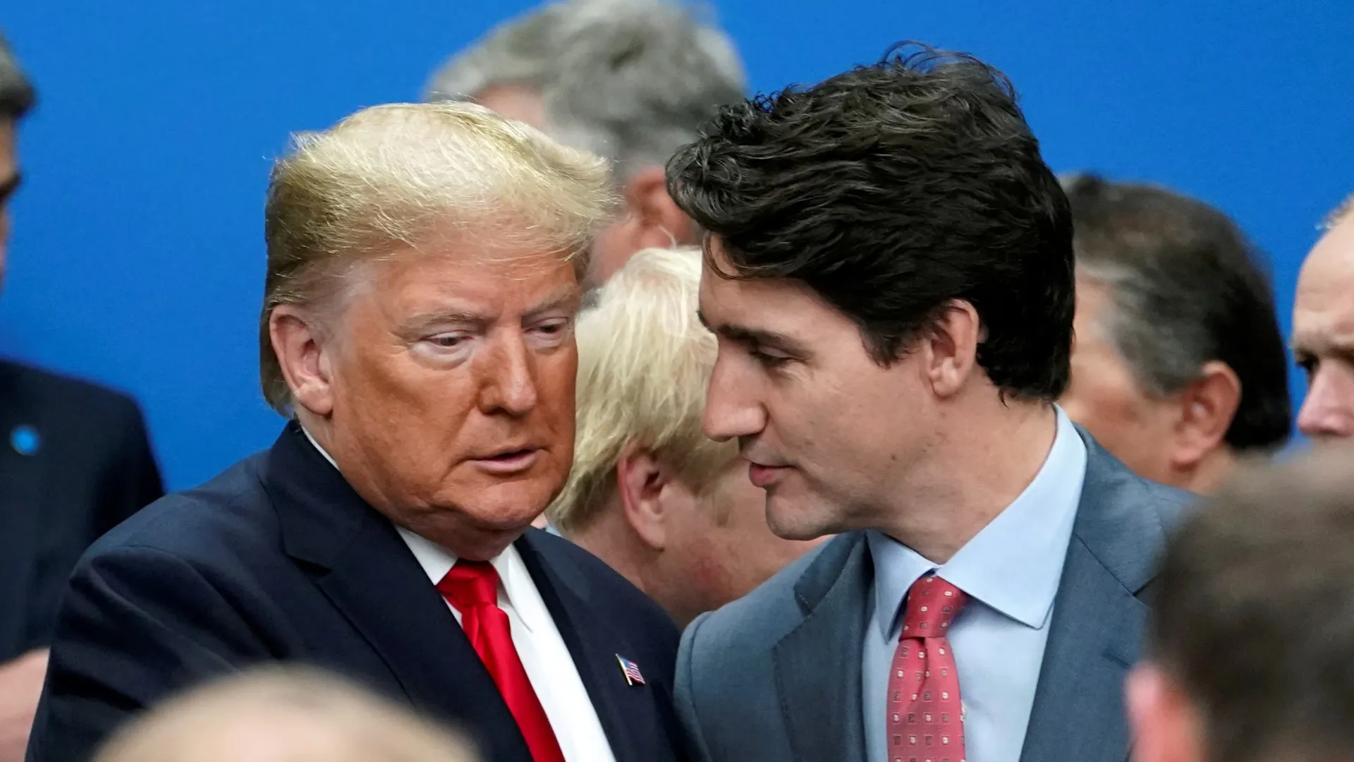  US President Donald Trump and Canadian Prime Minister Justin Trudeau Photograph: (Reuters) 
