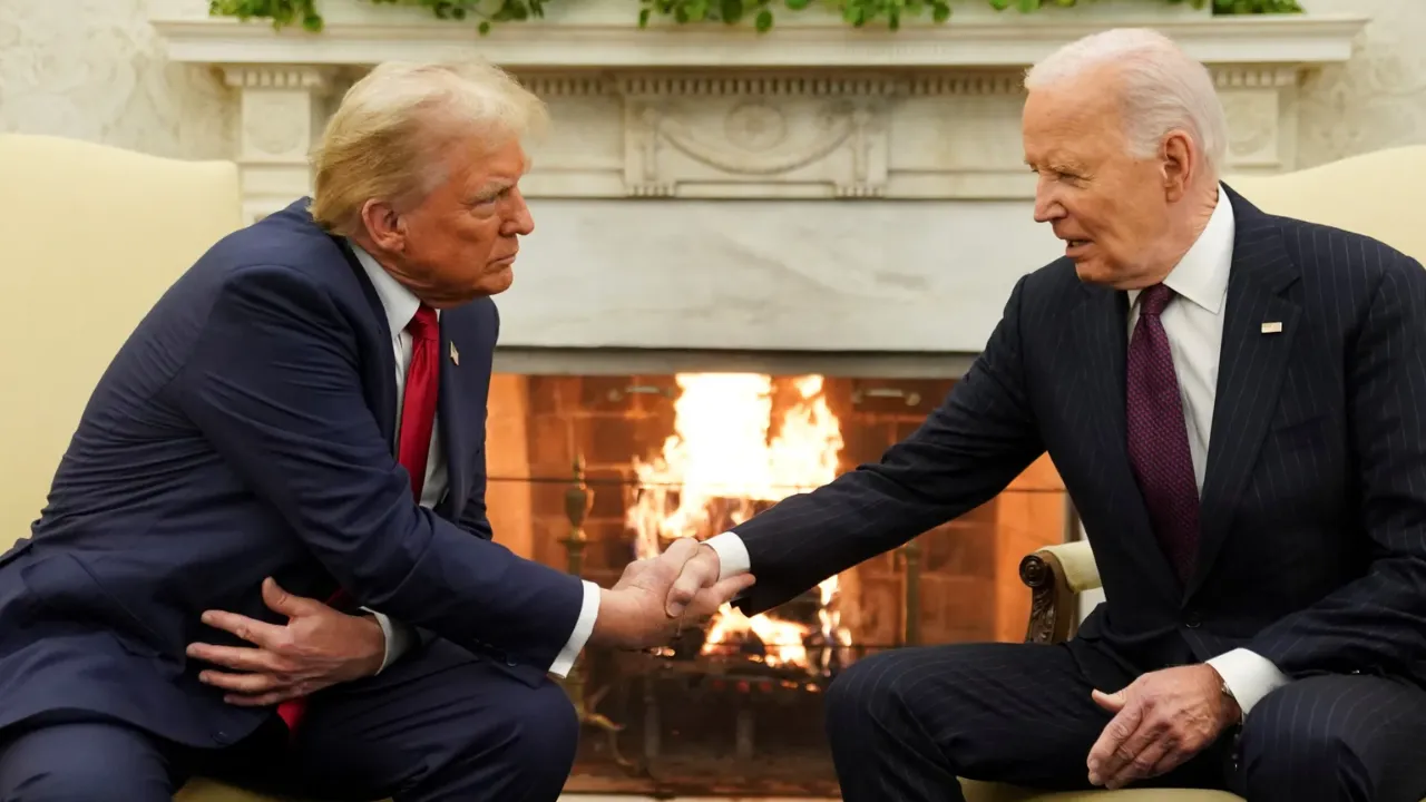  File Photo: Donald Trump and Joe Biden. Photograph: (AFP) 