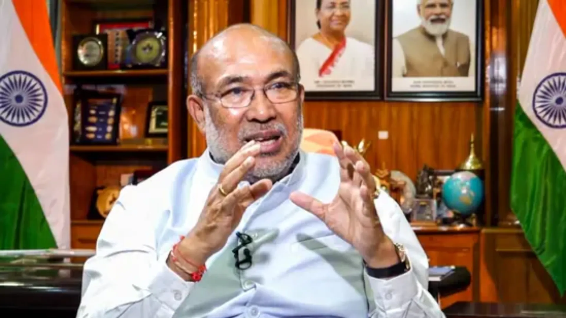  N. Biren Singh Photograph: (PTI) 