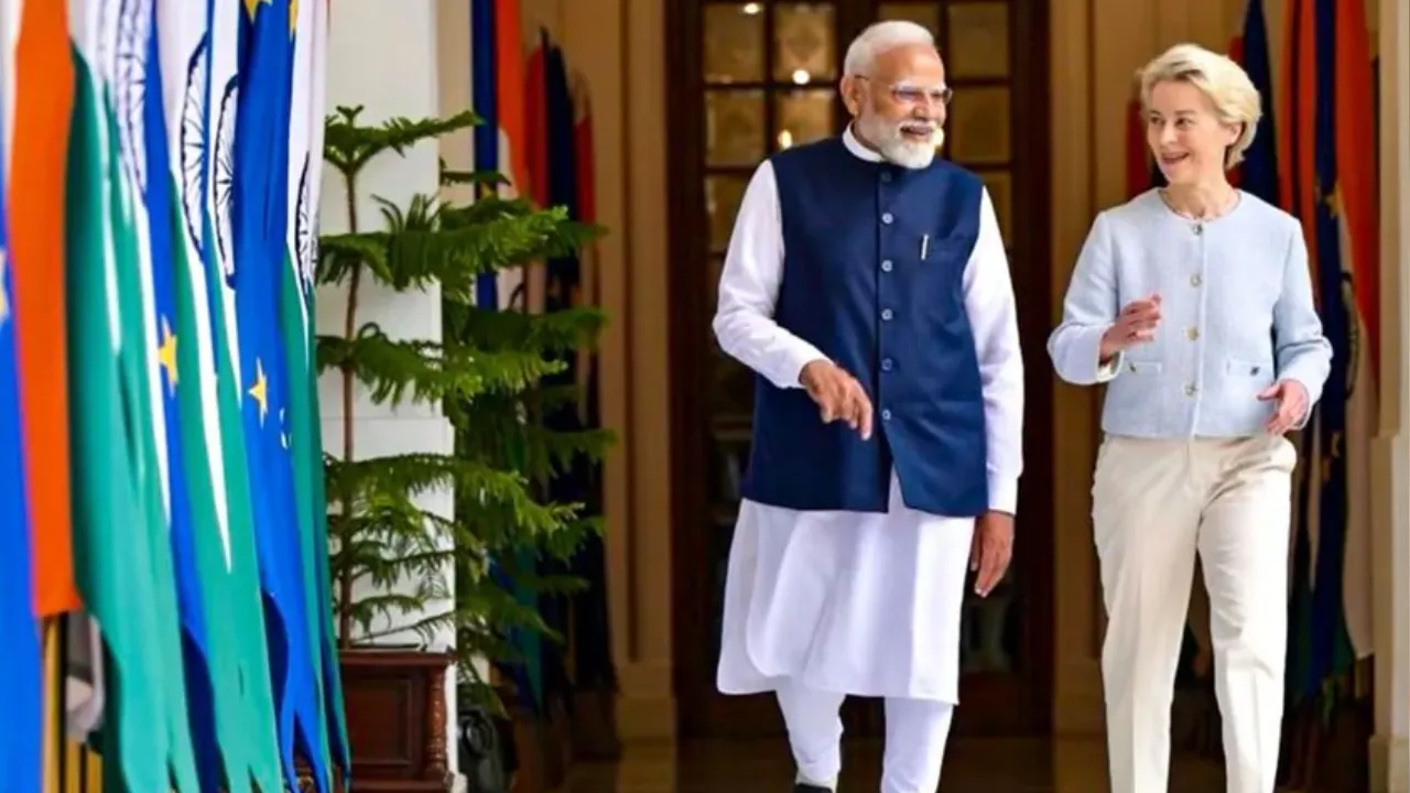  India, EU aim to conclude FTA negotiations by this year: MEA  Photograph: (PTI) 
