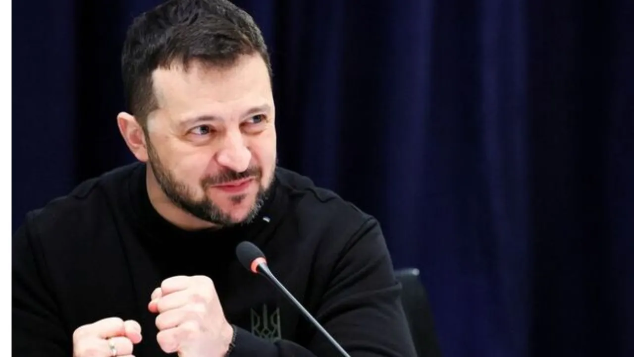  Ukrainian President Volodymyr Zelensky  Photograph: (Reuters) 