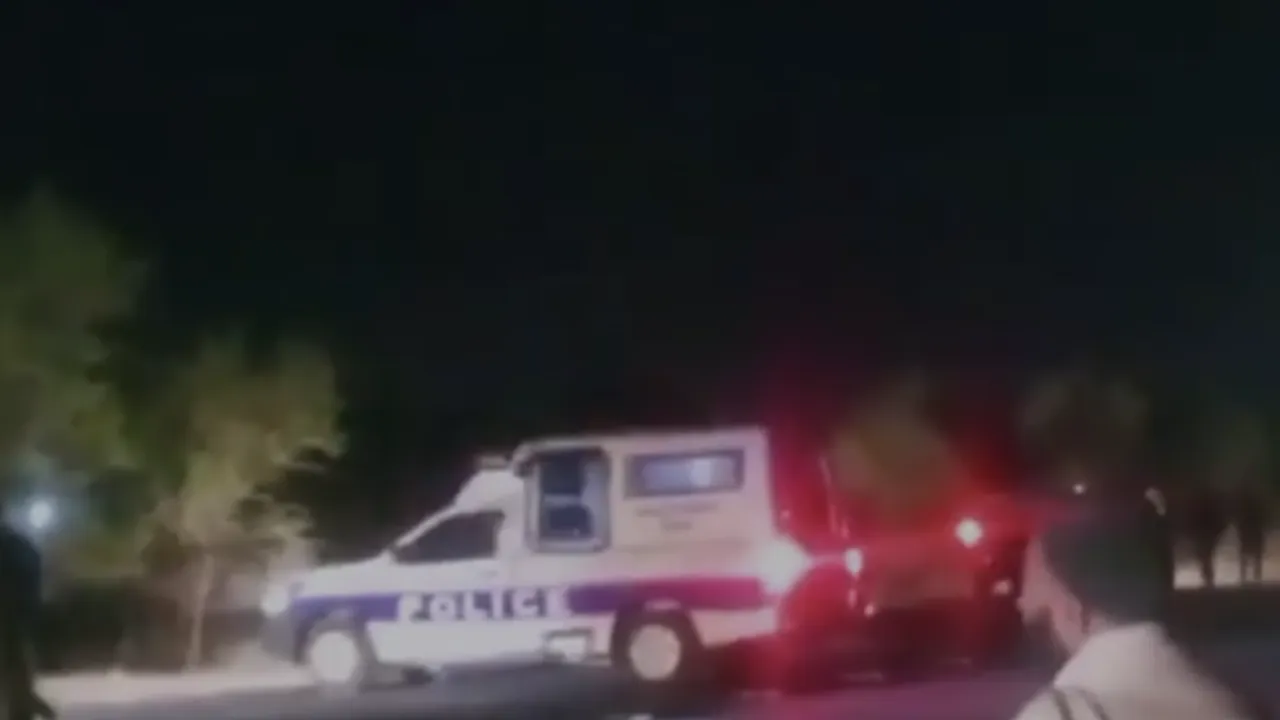  A grab was taken from a video apparently taken after Abu Qatal's killing.  Photograph: (X) 