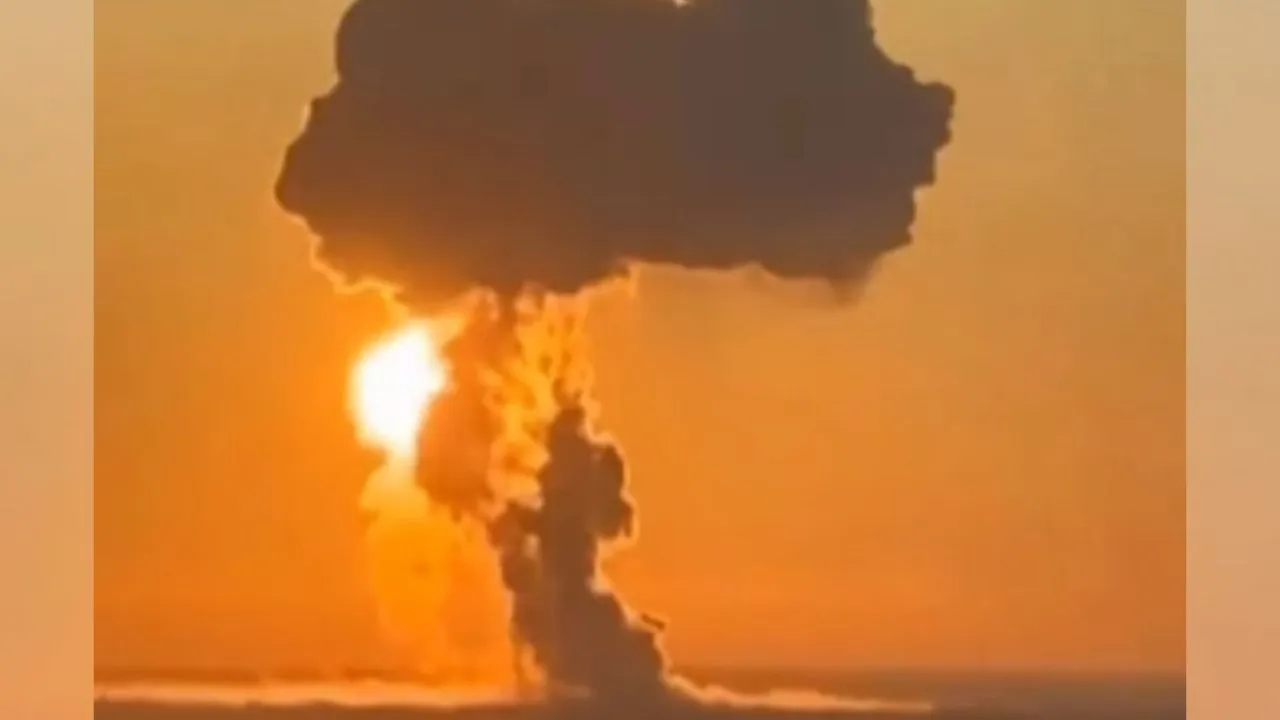  Screengrab from video. Photograph: (Reuters) 
