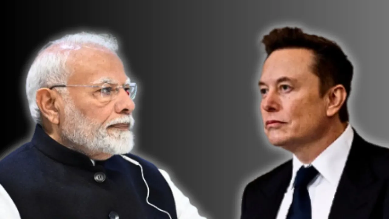  PM Modi and Elon Musk Photograph: (Reuters) 
