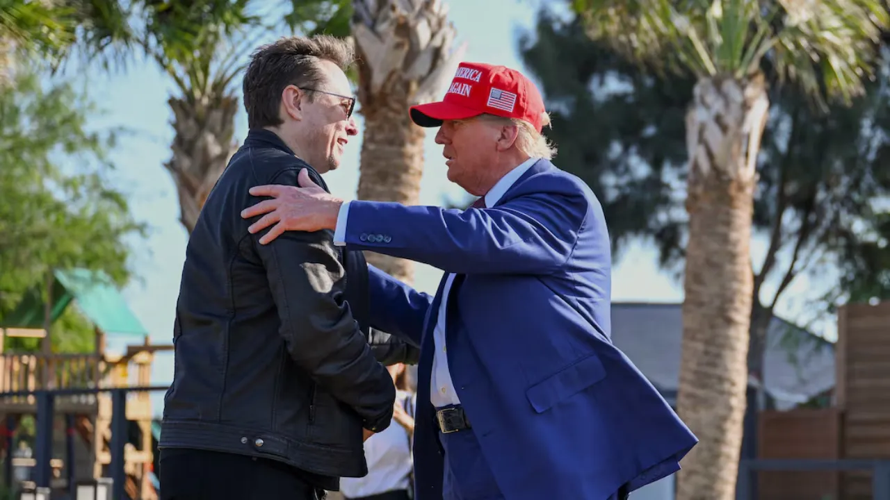  Elon Musk and US President Donald Trump Photograph: (Reuters) 