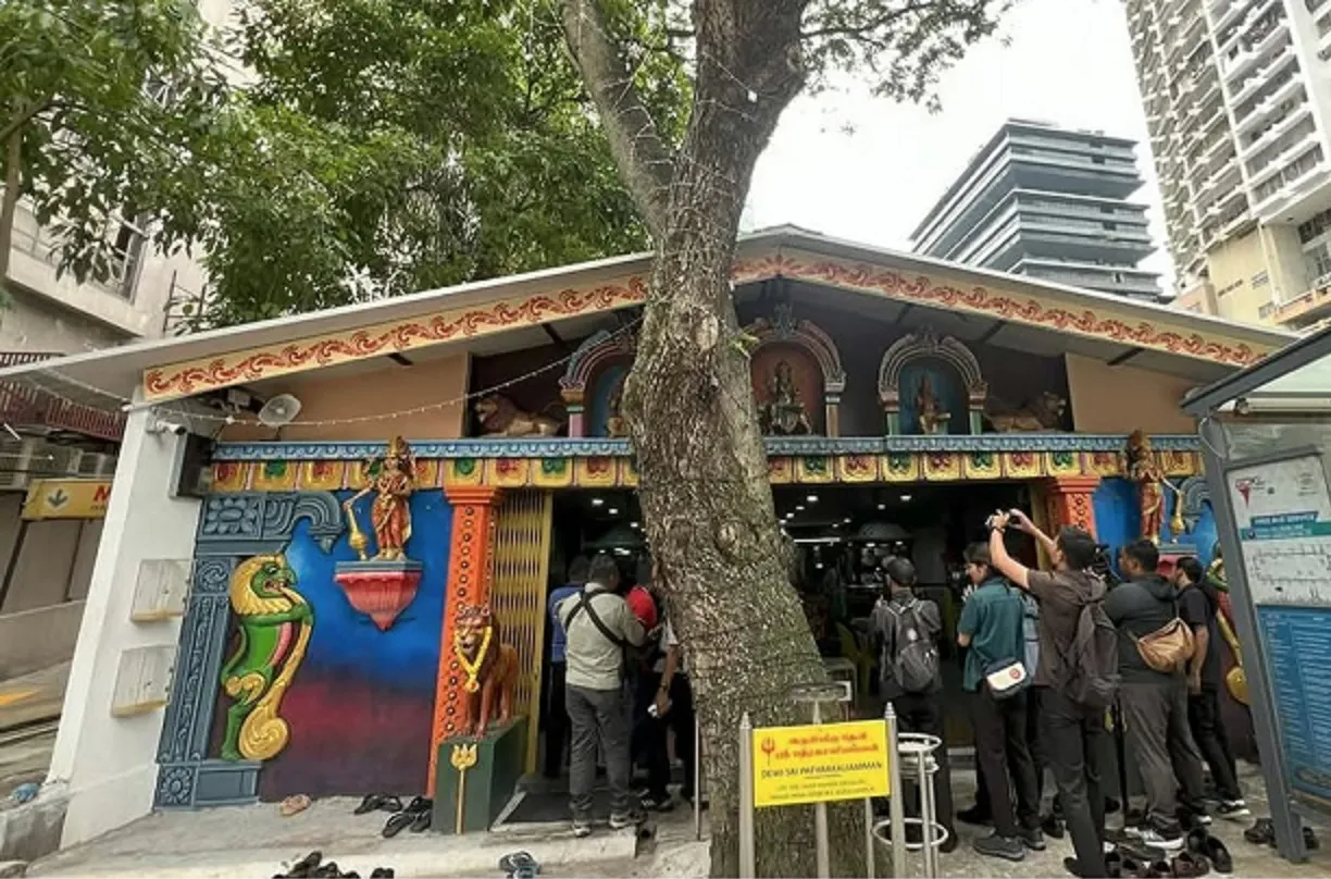  Dewi Sri Pathrakaliamman Temple in Kuala Lumpur, Malaysia. Photograph: (Facebook/Yuefo Amulets) 