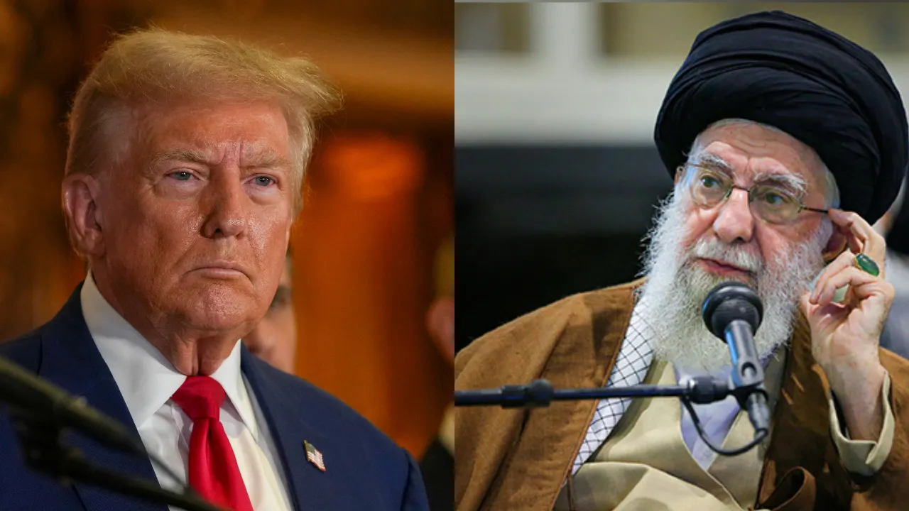  US President Donald Trump and Iranian Supreme Leader Ayatollah Ali Khamenei Photograph: (Reuters) 