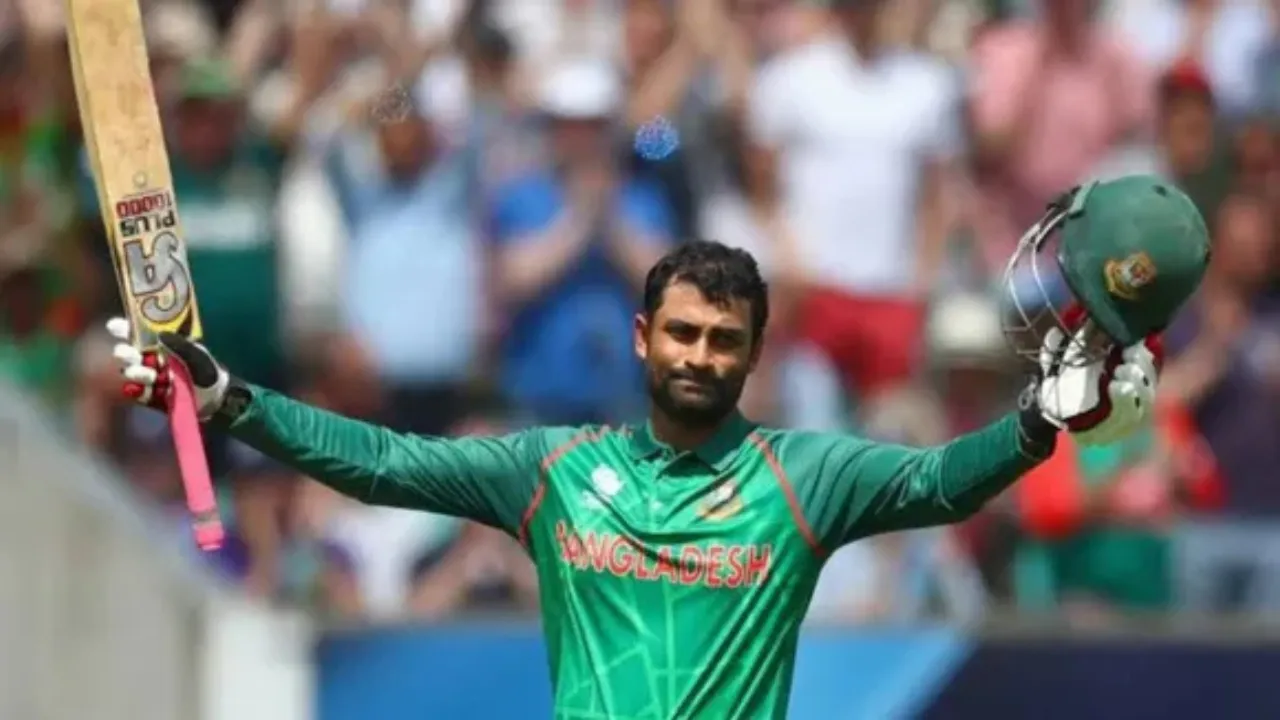  File image of Tamim Iqbal Photograph: (AFP) 