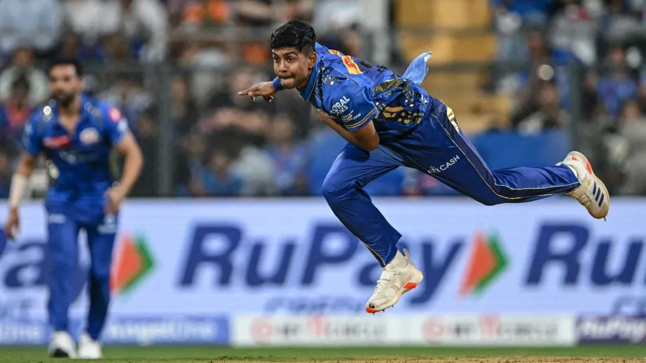  MI vs KKR Ashwani Kumar's four-for on debut helps Mumbai Indians open account in IPL 2025 Photograph: (Others) 