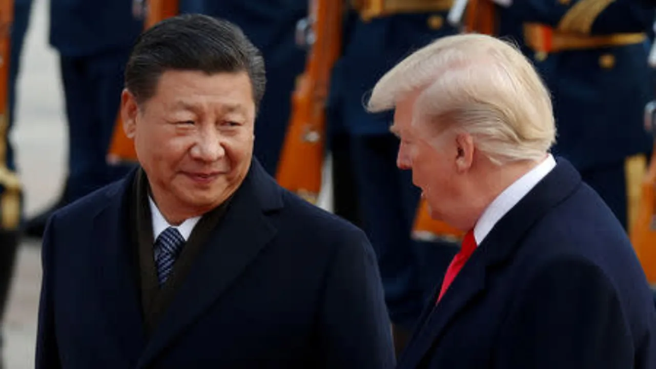 Chinese President Xi Jinping and US President Donald Trump