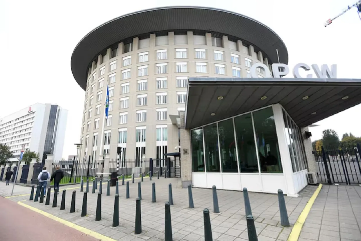  The building of the Organization for the Prohibition of Chemical Weapons (OPCW) in The Hague, Netherlands. Photograph: (Reuters) 