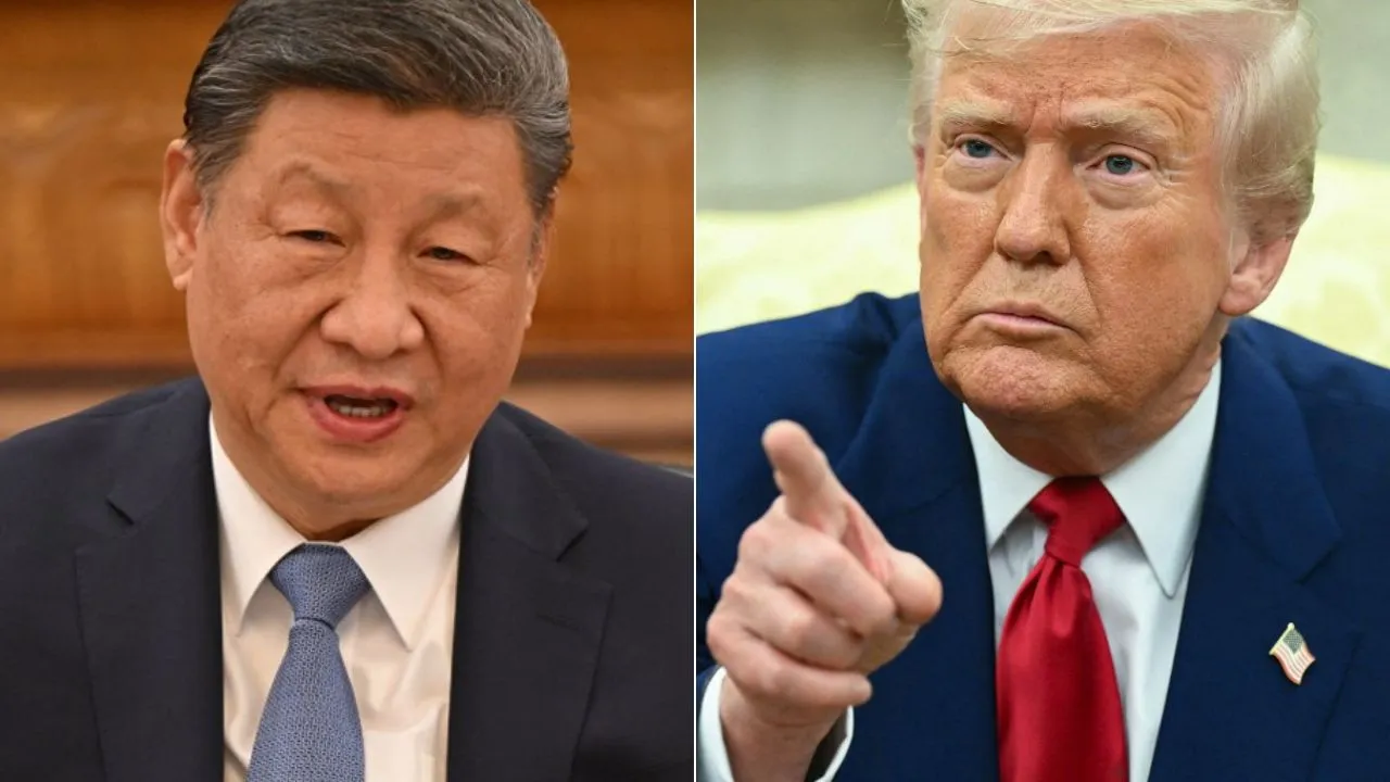  China's President Xi Jinping and US President Donald Trump Photograph: (AFP) 