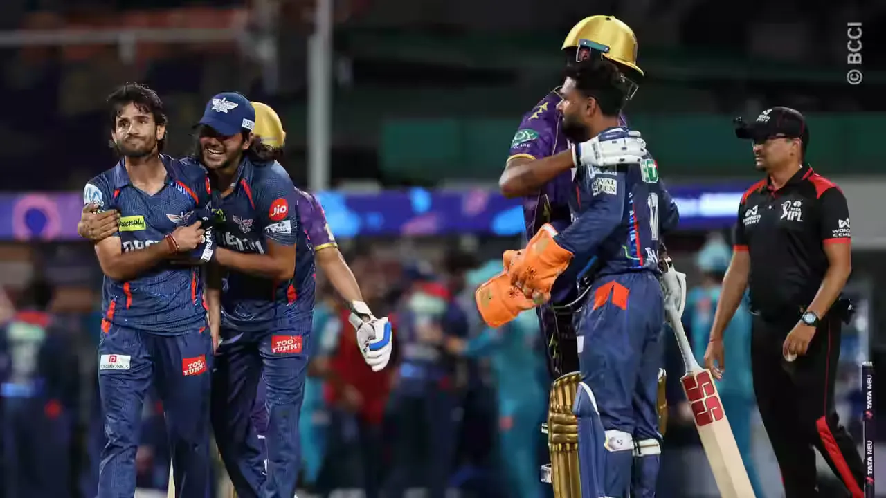  KKR lost the match by four runs Photograph: (IPLT20) 