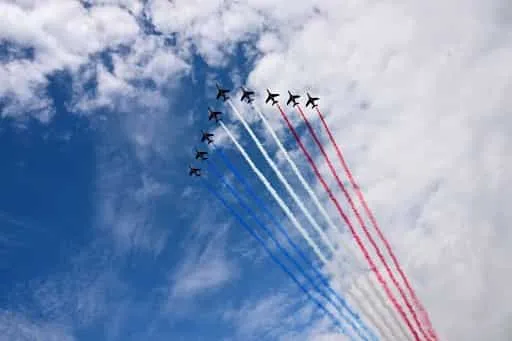 Fly past