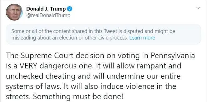 Trump's tweet