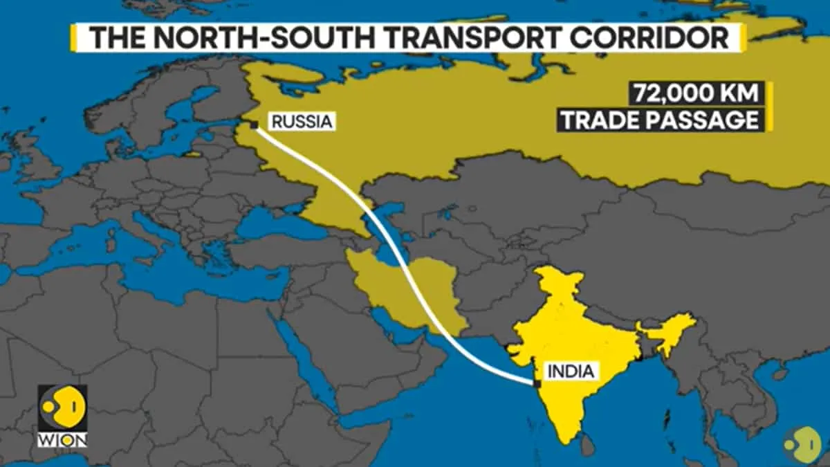 Iran is at the center of International North South Transport Corridor (INSTC)