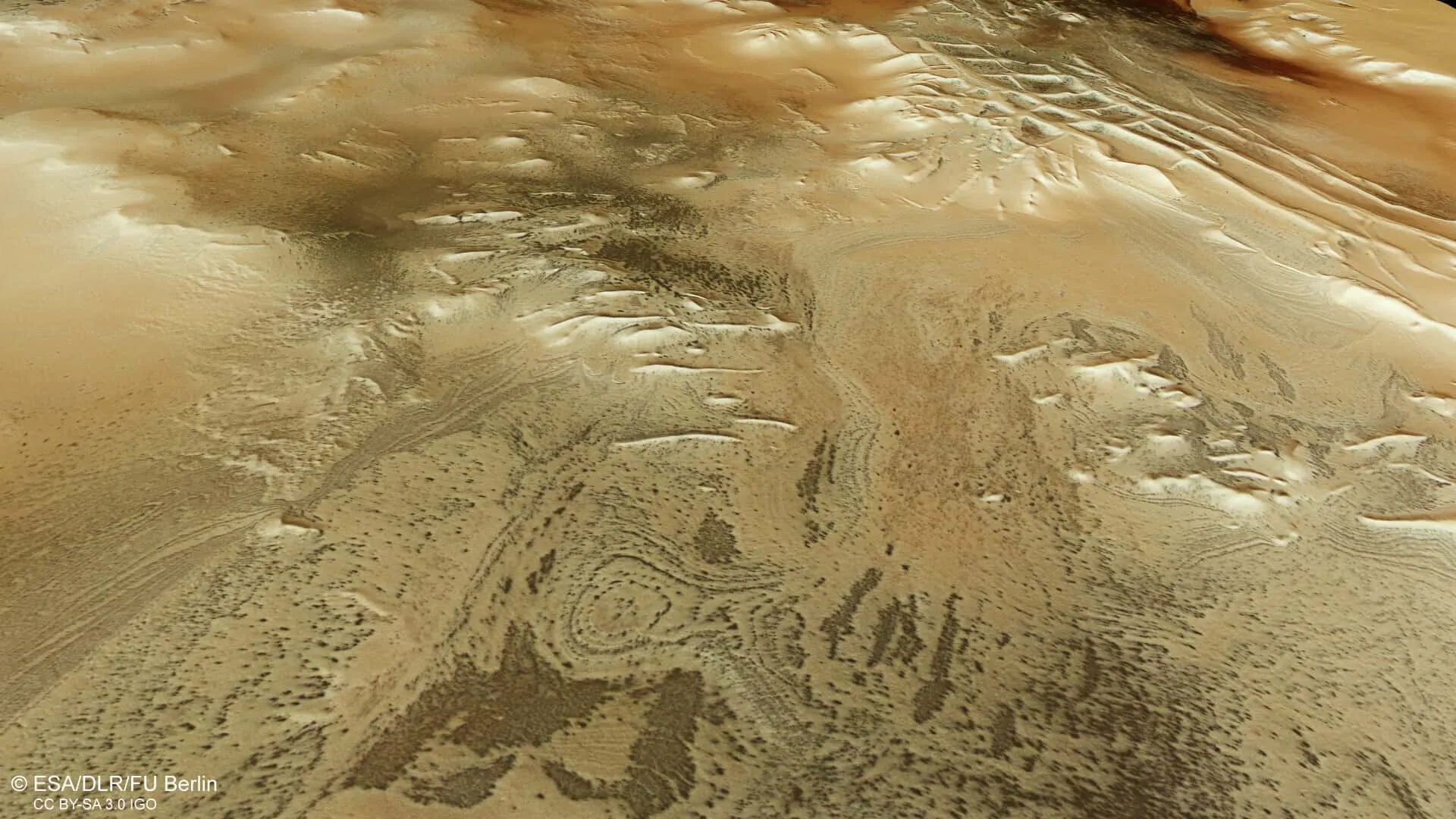 Spider phenomenon on Mars