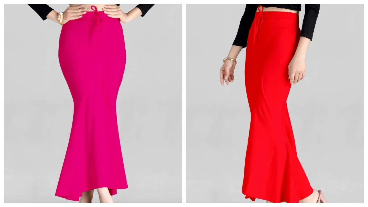Types of sari petticoats