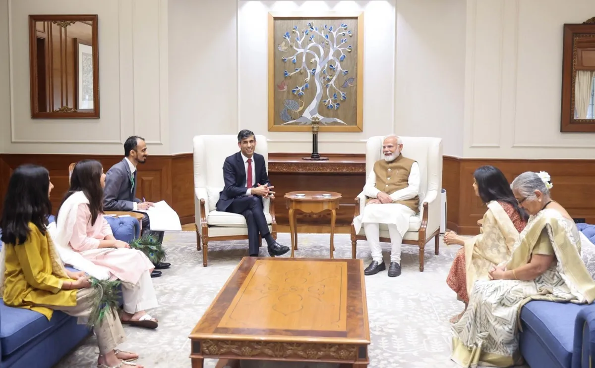 Rishi sunak meet modi