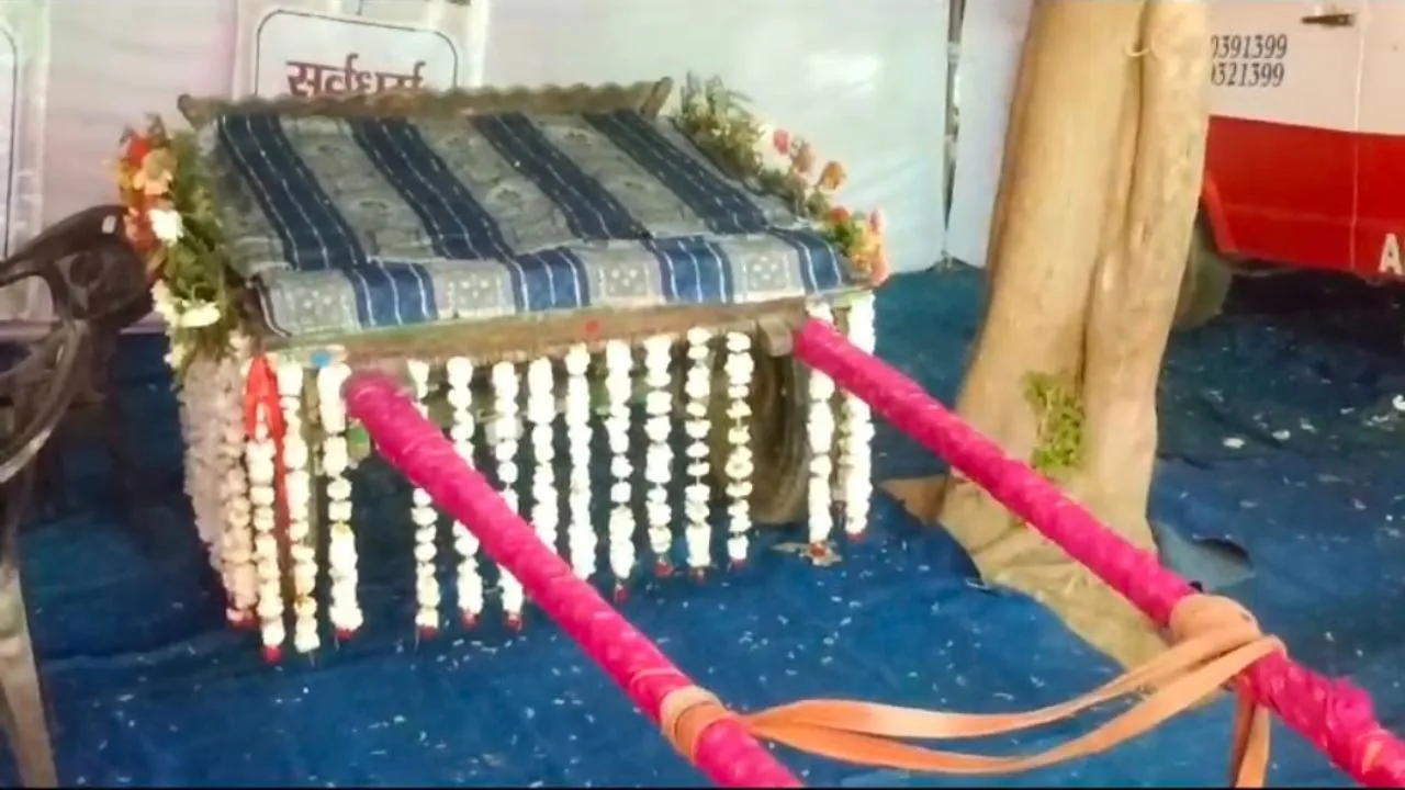 बैलगाड़ी से दुल्हन लेने पहुंचा dulha