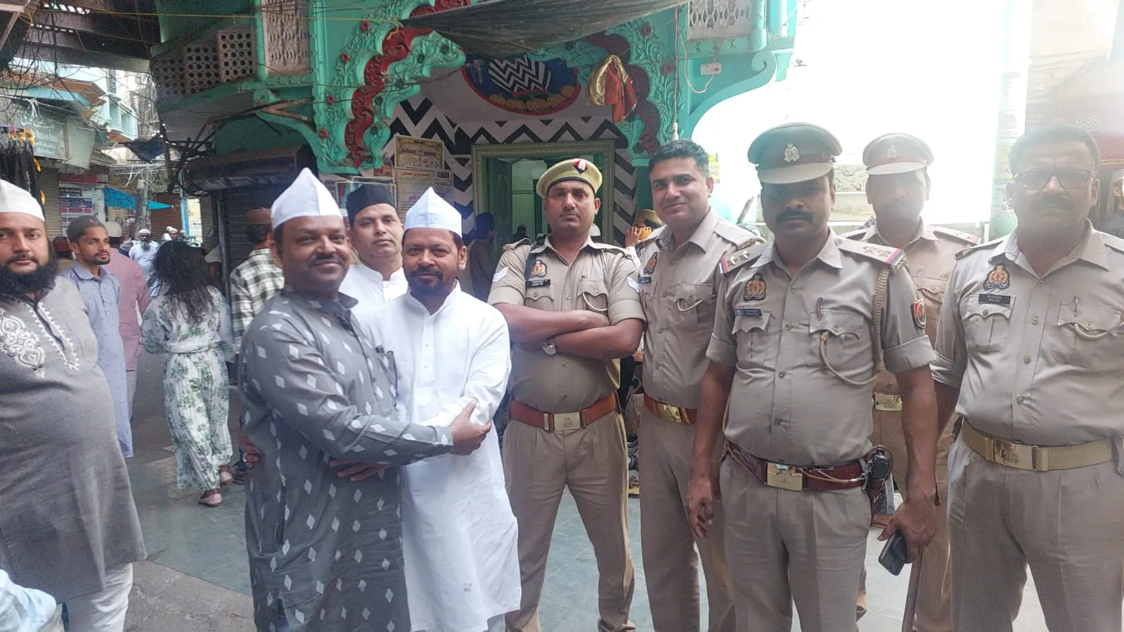 Eid-ul-Fitr prayers.