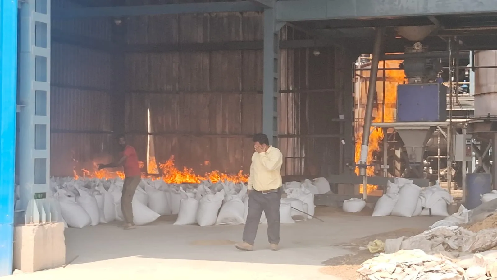 Explosion in ethanol plant